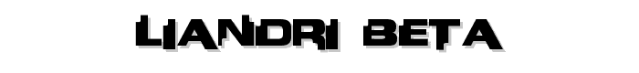 Liandri BETA font